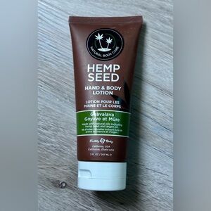 EarthlyBody. Hemp Seed Hand & Body Lotion - Soothes Dry Skin - Argan Oil, Hemp